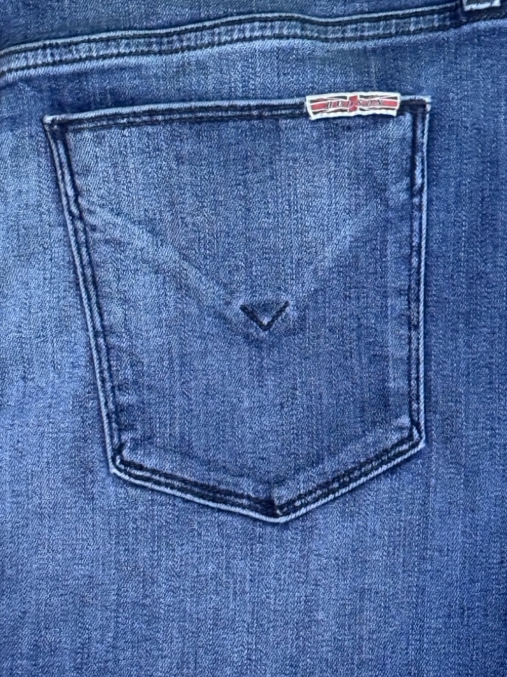 Hudson Denim Mini Skirt Star Embroidery distressed hem size 27 - Picture 8 of 8